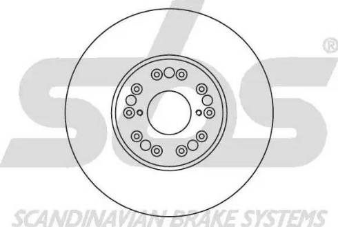 SBS 18152045165 - Тормозной диск autospares.lv