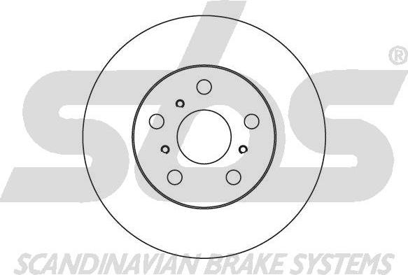 SBS 1815204516 - Тормозной диск autospares.lv