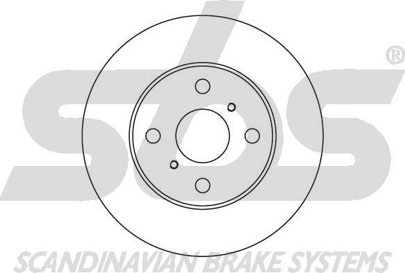 SBS 1815204535 - Тормозной диск autospares.lv