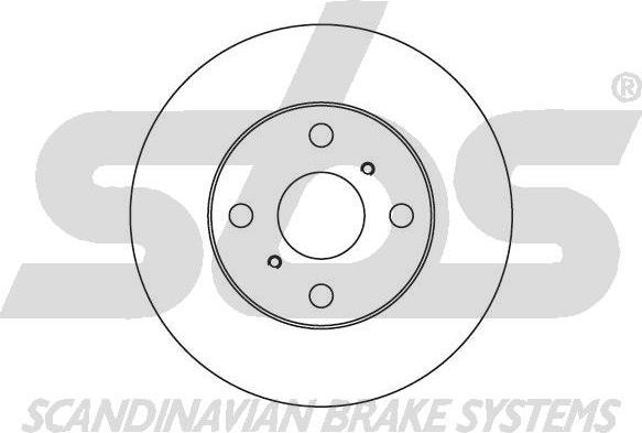 SBS 1815204530 - Тормозной диск autospares.lv