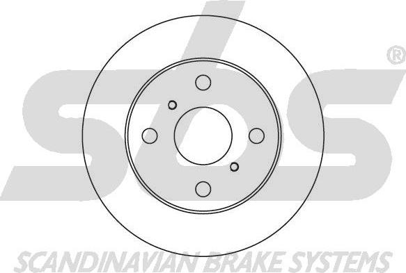 SBS 1815204520 - Тормозной диск autospares.lv