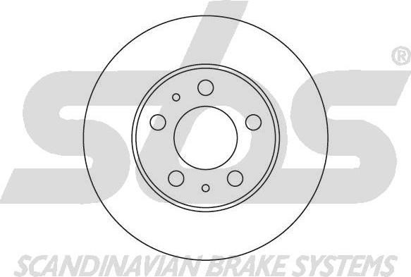 SBS 1815204810 - Тормозной диск autospares.lv