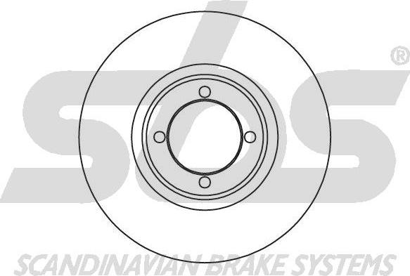 SBS 1815204811 - Тормозной диск autospares.lv