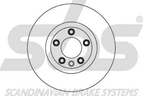 SBS 18152047149 - Тормозной диск autospares.lv