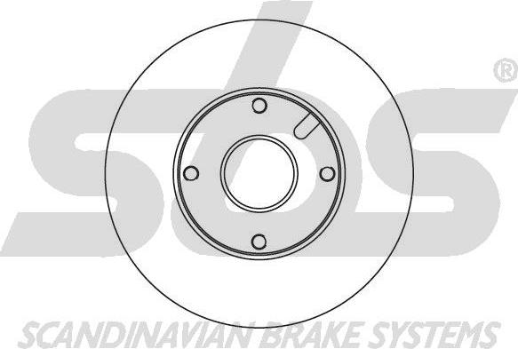 SBS 1815205102 - Тормозной диск autospares.lv