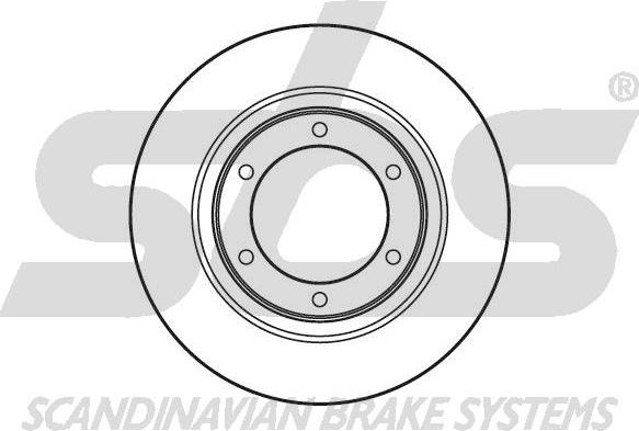 SBS 1815201901 - Тормозной диск autospares.lv