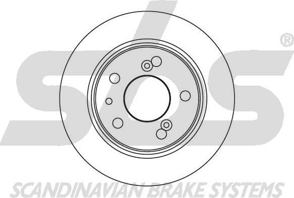 SBS 1815201910 - Тормозной диск autospares.lv