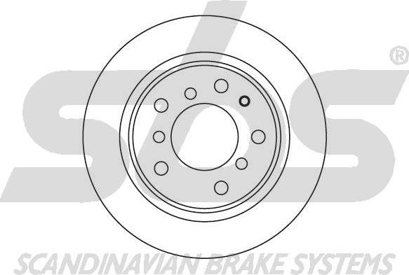 SBS 1815201503 - Тормозной диск autospares.lv