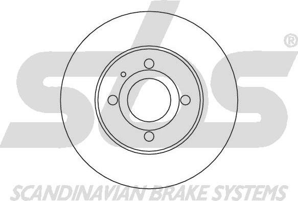 SBS 1815201011 - Тормозной диск autospares.lv