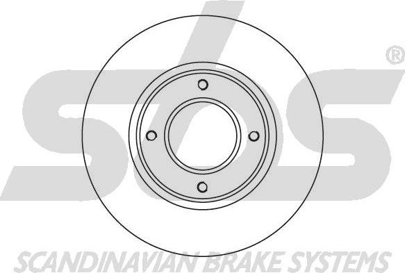 SBS 1815201215 - Тормозной диск autospares.lv