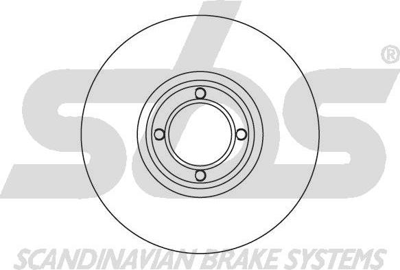 SBS 1815201210 - Тормозной диск autospares.lv