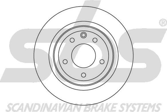 SBS 1815201221 - Тормозной диск autospares.lv