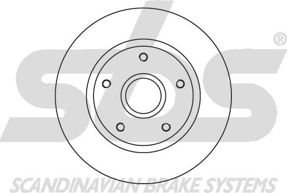 SBS 1815203993 - Тормозной диск autospares.lv