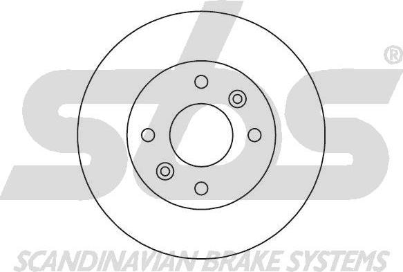 SBS 1815203949 - Тормозной диск autospares.lv