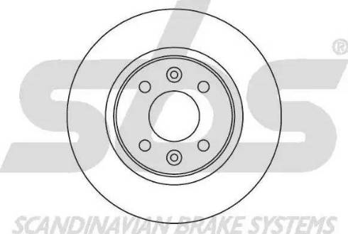 SBS 1815203928 - Тормозной диск autospares.lv