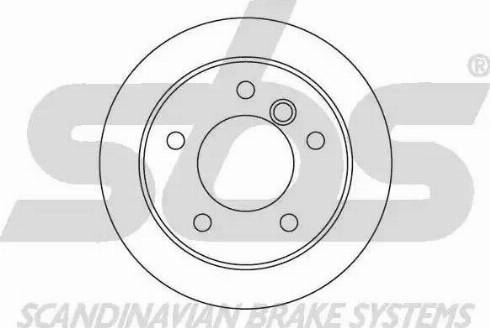 SBS 1815203368 - Тормозной диск autospares.lv