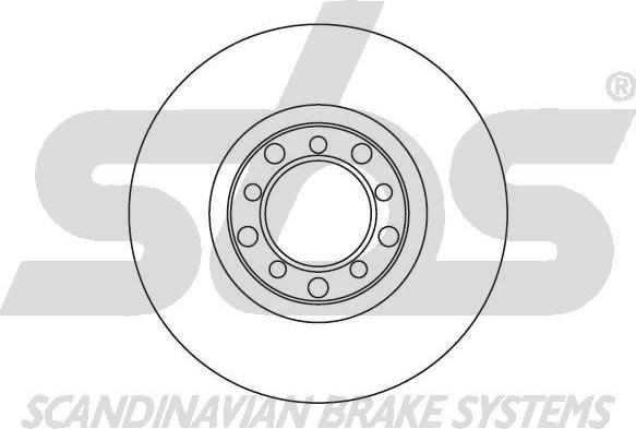 SBS 1815203323 - Тормозной диск autospares.lv