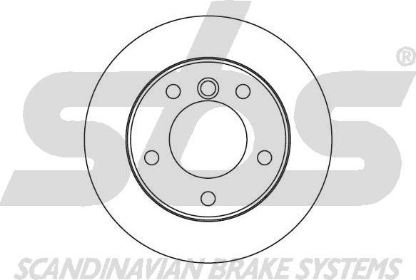 SBS 1815203378 - Тормозной диск autospares.lv