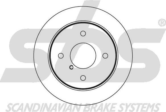 SBS 1815203215 - Тормозной диск autospares.lv