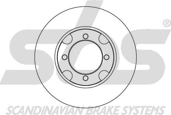 SBS 1815203210 - Тормозной диск autospares.lv