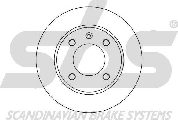 SBS 1815202525 - Тормозной диск autospares.lv