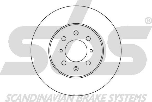 SBS 1815202608 - Тормозной диск autospares.lv