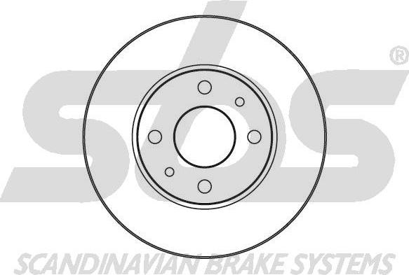 SBS 1815202313 - Тормозной диск autospares.lv