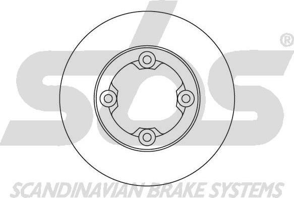 SBS 1815202214 - Тормозной диск autospares.lv