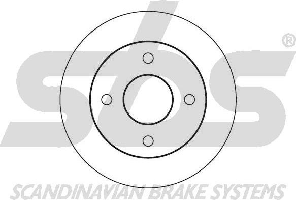 SBS 1815202212 - Тормозной диск autospares.lv