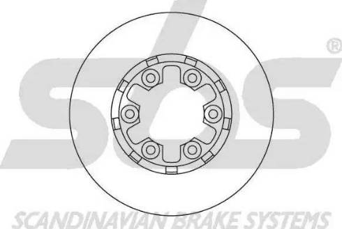 SBS 1815202225 - Тормозной диск autospares.lv