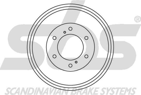 SBS 1825.262204 - Тормозной барабан autospares.lv