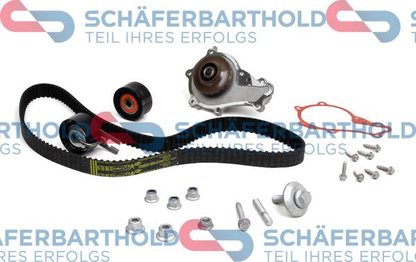 Schferbarthold 940 06 803 01 11 - Водяной насос + комплект зубчатого ремня ГРМ autospares.lv