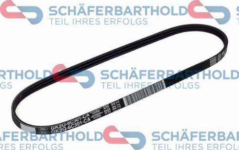 Schferbarthold 942 06 533 01 11 - Поликлиновой ремень autospares.lv