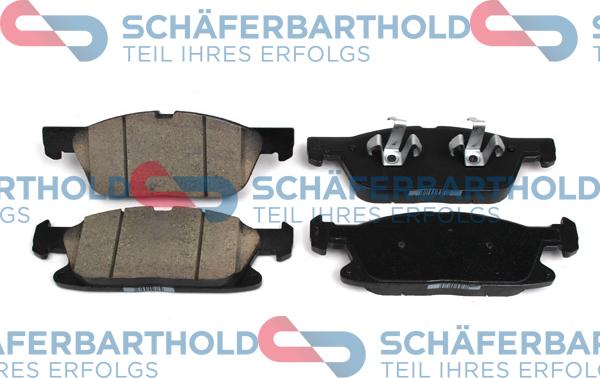 Schferbarthold 942 06 759 01 11 - Тормозные колодки, дисковые, комплект autospares.lv