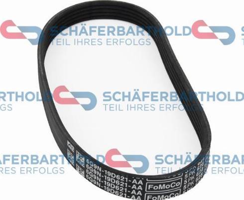 Schferbarthold 905 06 531 01 11 - Поликлиновой ремень autospares.lv