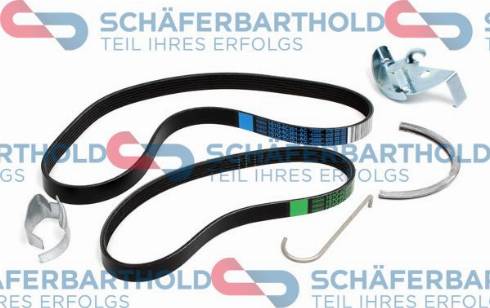 Schferbarthold 902 06 121 01 11 - Поликлиновый ременный комплект autospares.lv