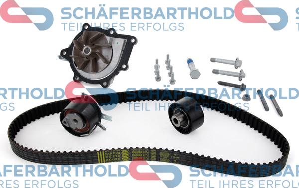 Schferbarthold 935 06 850 01 11 - Водяной насос + комплект зубчатого ремня ГРМ autospares.lv