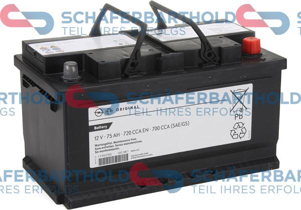 Schferbarthold 415 16 674 01 11 - Стартерная аккумуляторная батарея, АКБ autospares.lv