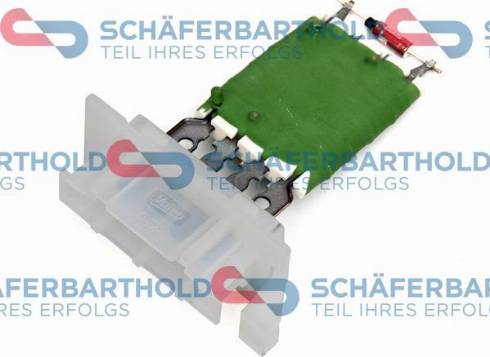 Schferbarthold 411 28 037 01 11 - Сопротивление, реле, вентилятор салона autospares.lv