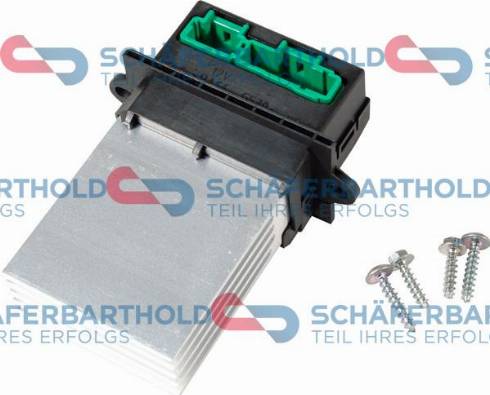 Schferbarthold 411 28 021 01 11 - Сопротивление, реле, вентилятор салона autospares.lv