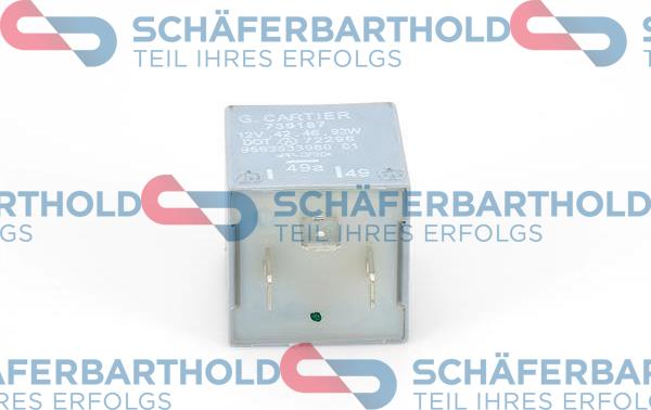 Schferbarthold 412 27 503 01 11 - Прерыватель указателей поворота autospares.lv