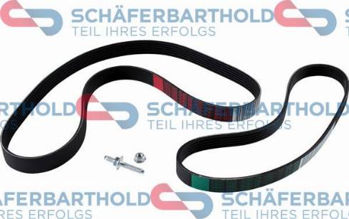 Schferbarthold 300 06 900 01 11 - Поликлиновый ременный комплект autospares.lv