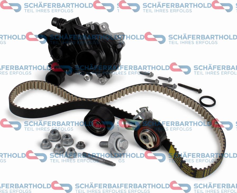 Schferbarthold 300 06 399 01 11 - Водяной насос + комплект зубчатого ремня ГРМ autospares.lv