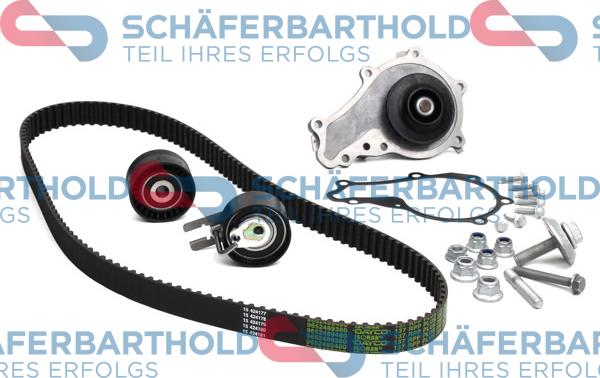 Schferbarthold 300 06 395 01 11 - Водяной насос + комплект зубчатого ремня ГРМ autospares.lv