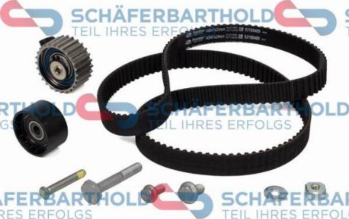 Schferbarthold 300 16 481 01 11 - Комплект зубчатого ремня ГРМ autospares.lv