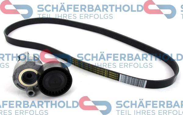 Schferbarthold 300 28 551 01 11 - Поликлиновый ременный комплект autospares.lv