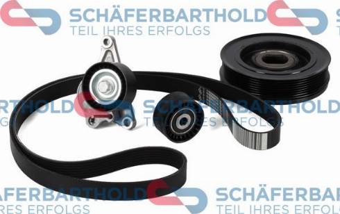 Schferbarthold 300 28 517 01 11 - Поликлиновый ременный комплект autospares.lv