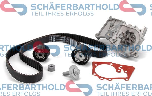 Schferbarthold 300 28 001 01 11 - Водяной насос + комплект зубчатого ремня ГРМ autospares.lv