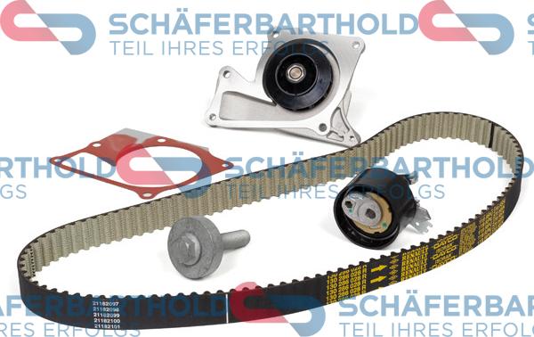 Schferbarthold 300 28 002 01 11 - Водяной насос + комплект зубчатого ремня ГРМ autospares.lv