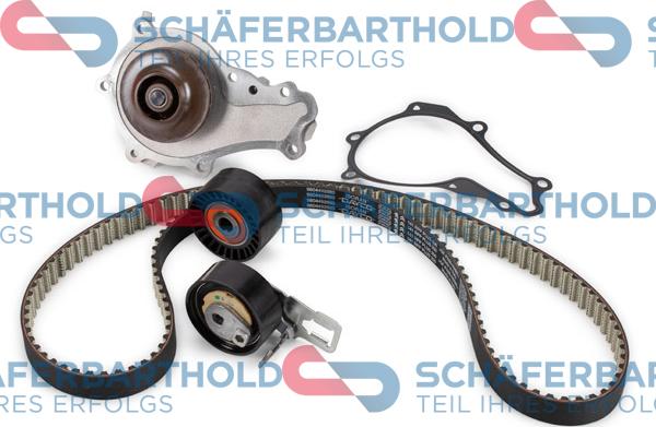 Schferbarthold 300 27 047 01 11 - Водяной насос + комплект зубчатого ремня ГРМ autospares.lv